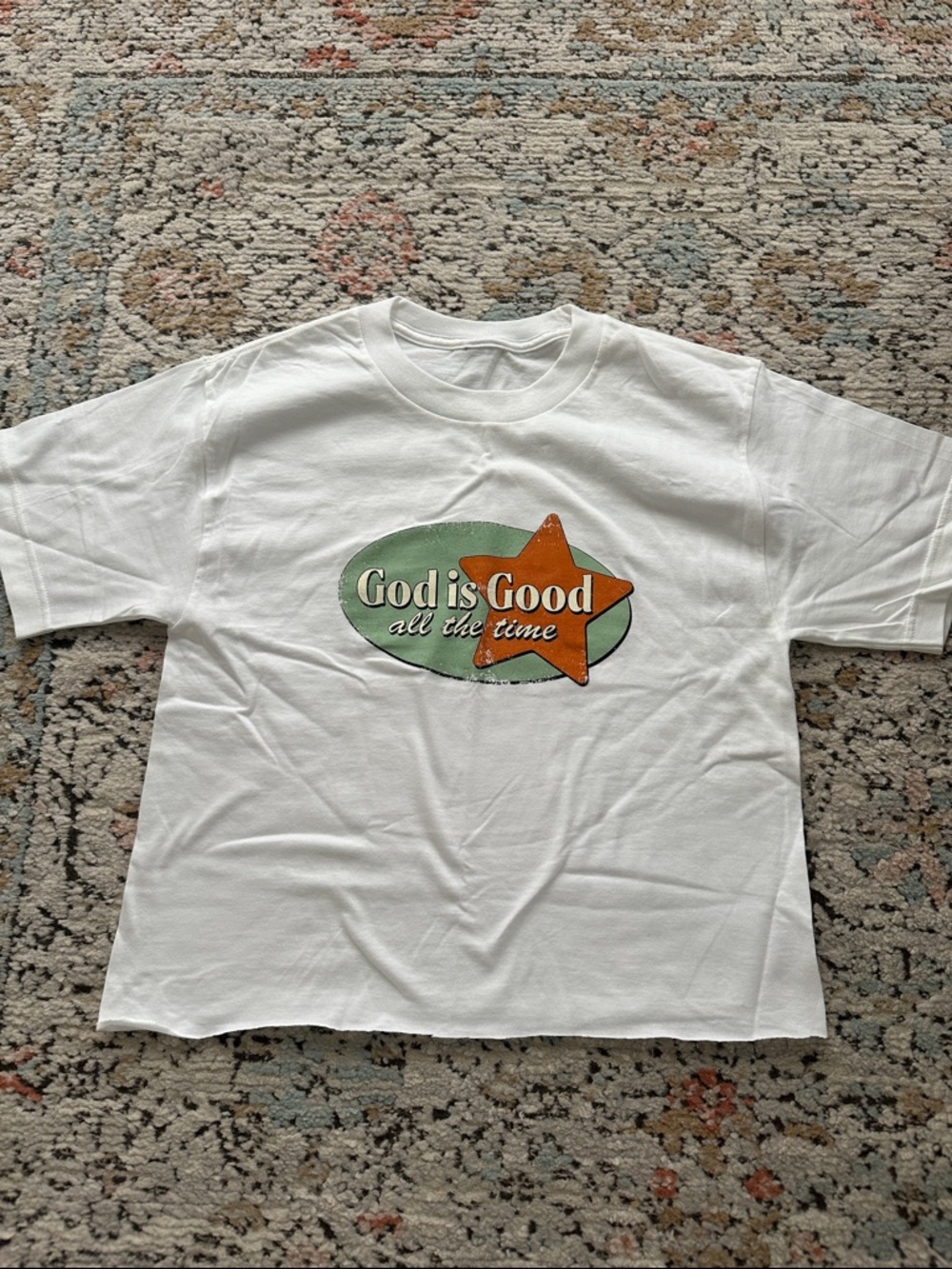 “God is Good” White Tee | S
